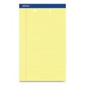 Ampad Perforated Writing Pads, Wide/Legal Rule, 50 Canary-Yellow 8.5 x 14 Sheets, 12PK 20-233